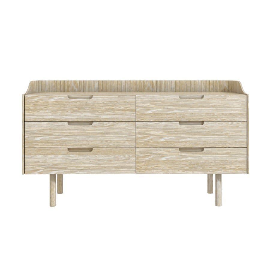Mira 6-Drawer Modern Dresser thumbnail 2