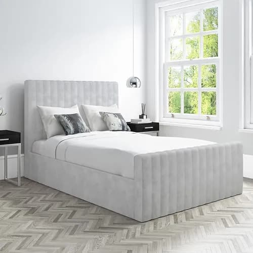 Mira Luxurious Channel Tufted Bed thumbnail 2