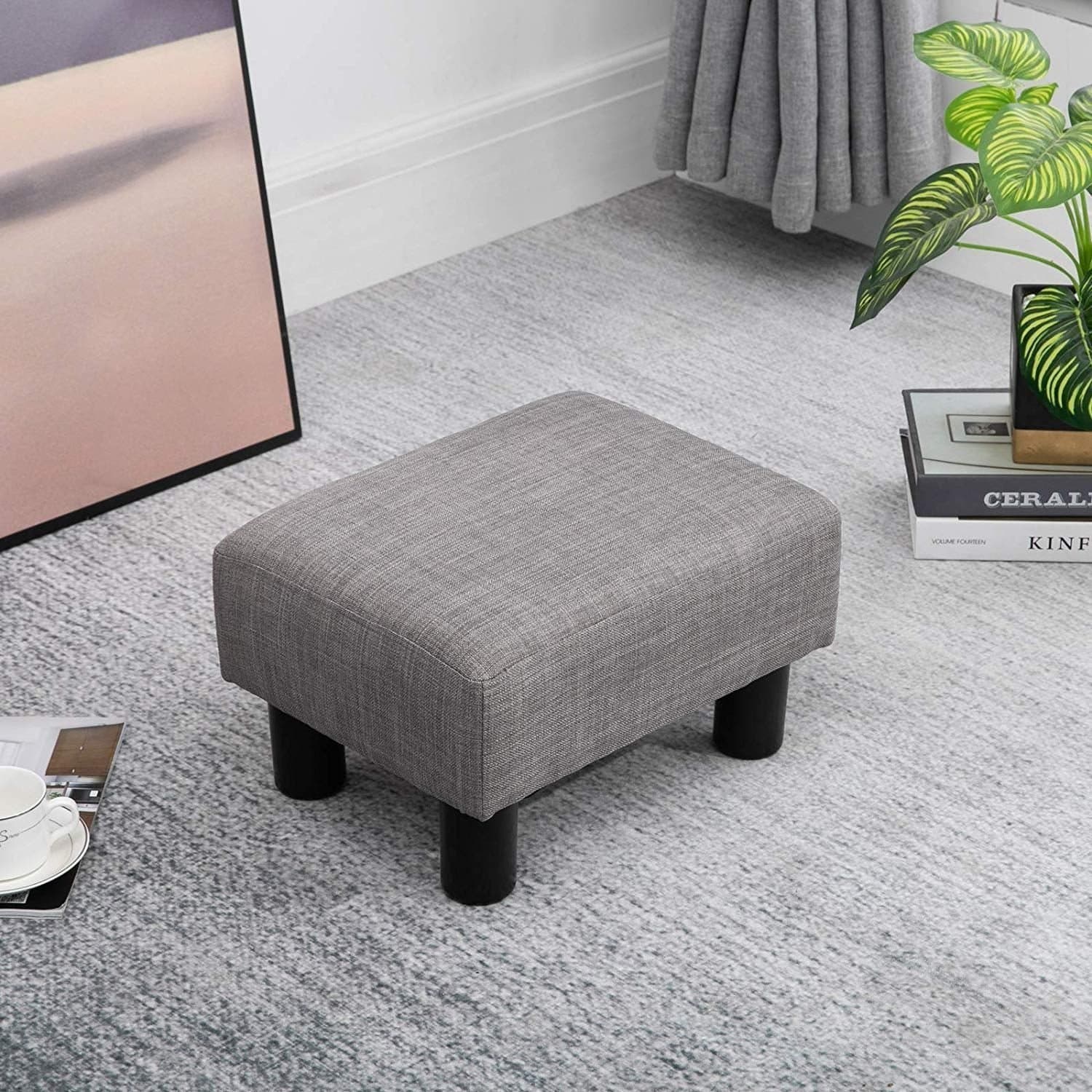Modern Linen Footrest furniture product