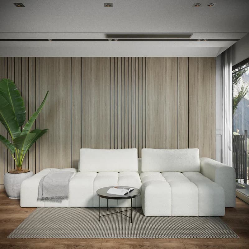 Modular L corner sofa Ottoman Comora thumbnail 1