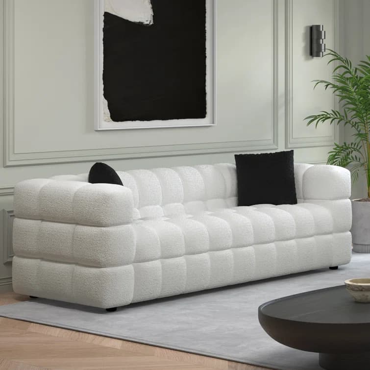 Monica 3 – Seater Boucle Sofa thumbnail 2