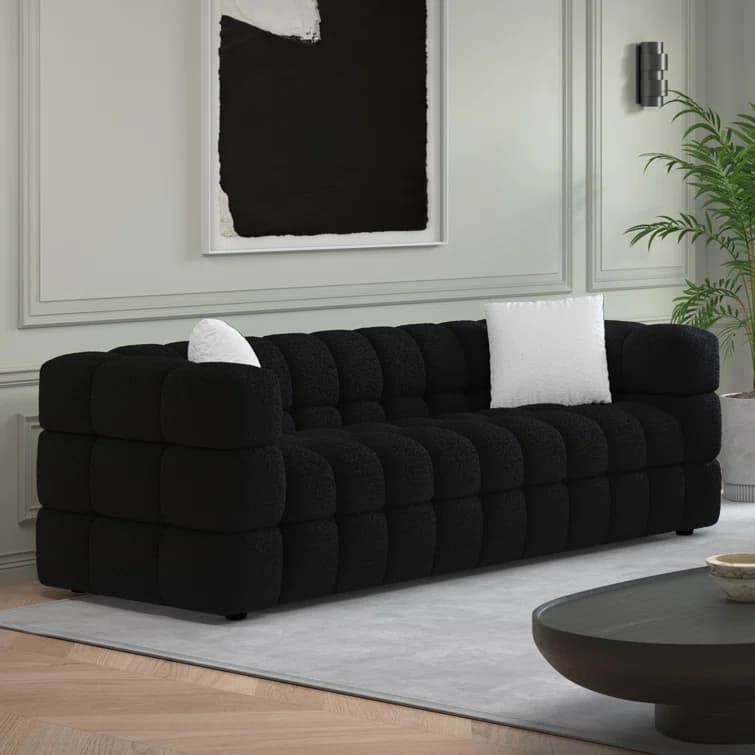 Monica 3 – Seater Boucle Sofa thumbnail 4
