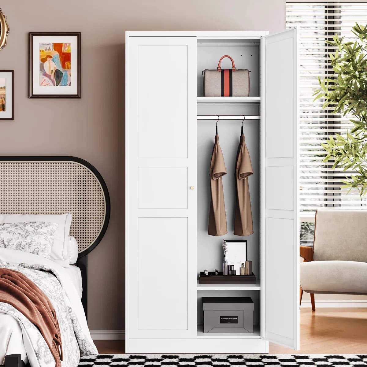 Myleisha 2 Door Wardrobe thumbnail 2