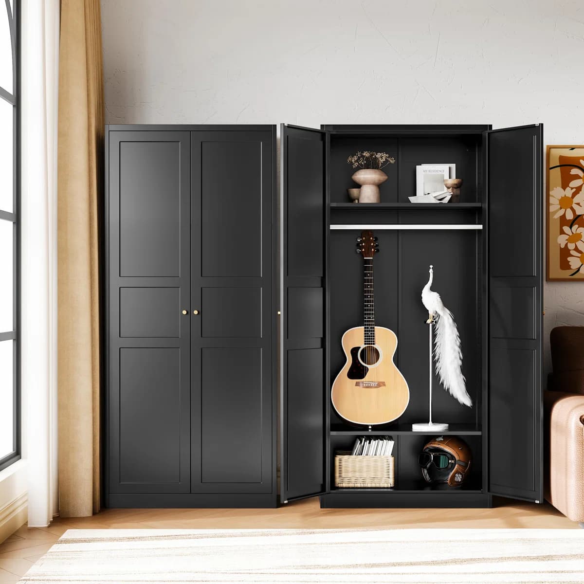 Myleisha 2 Door Wardrobe thumbnail 4