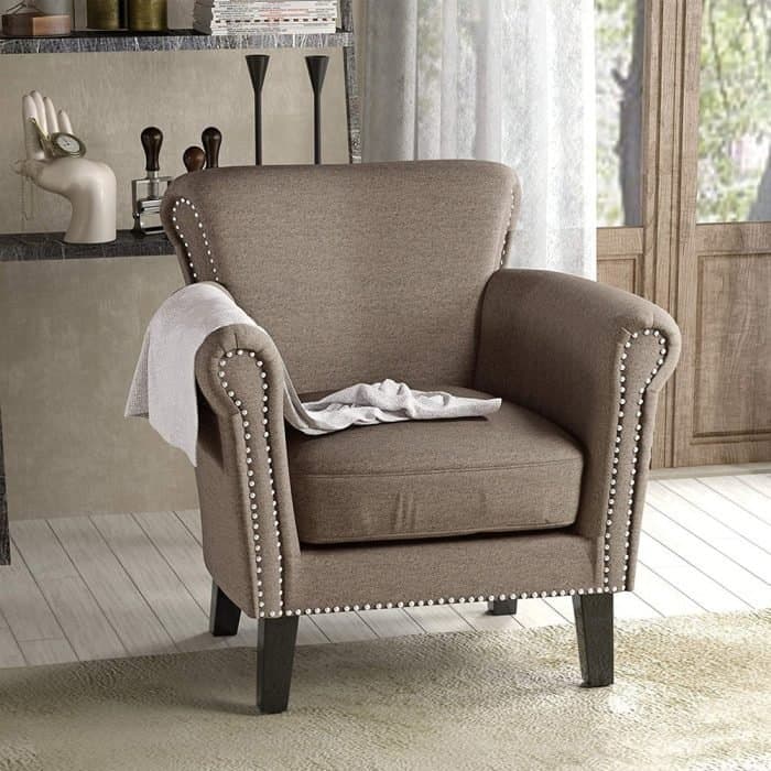 Nail-Head Trim Accent Arm Sofa Chair thumbnail 2