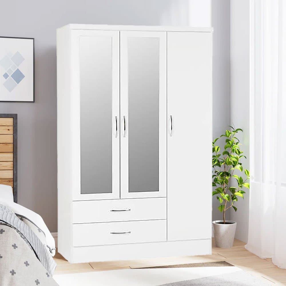 Nevada White Drawer Wardrobe furniture product