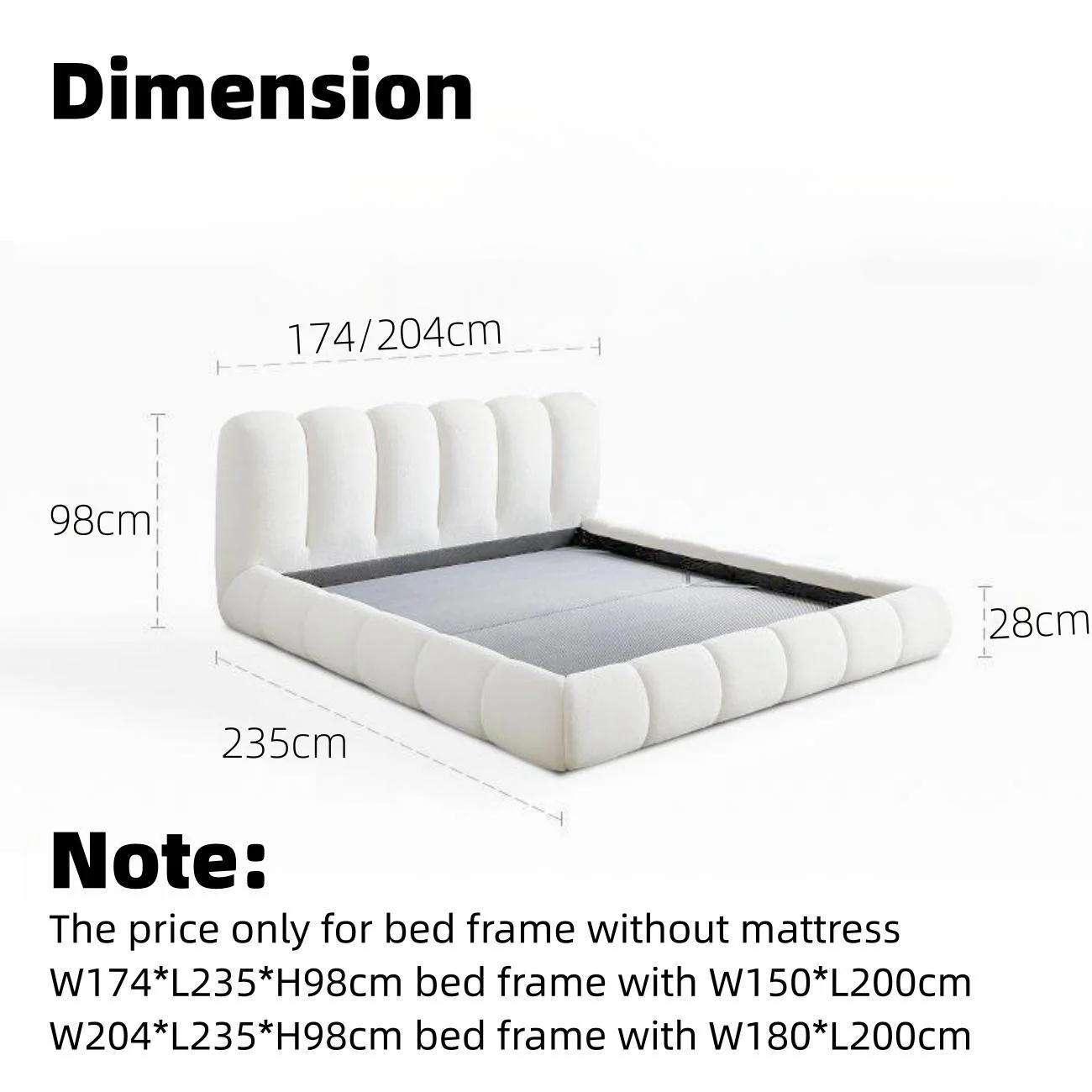 Nova Luxurious Bed thumbnail 4