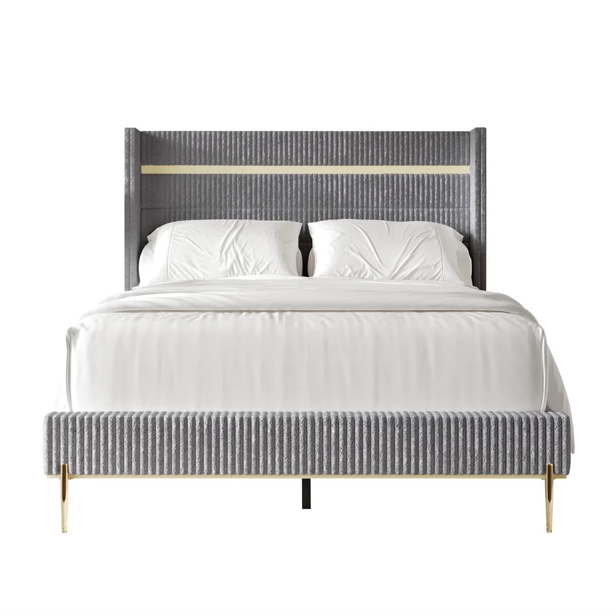 Anaika Corduroy 4-pieces Bedroom Set thumbnail 5