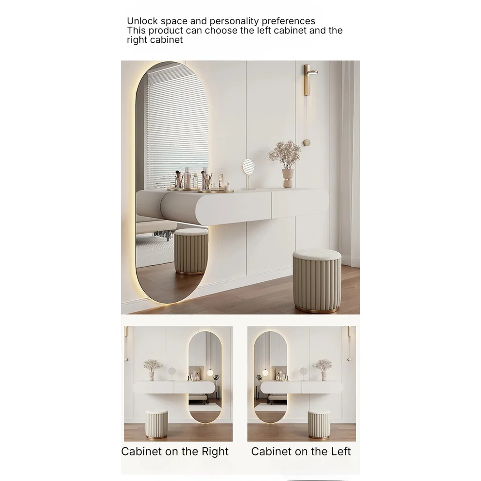 Oval Wall Mirror Dresser thumbnail 4
