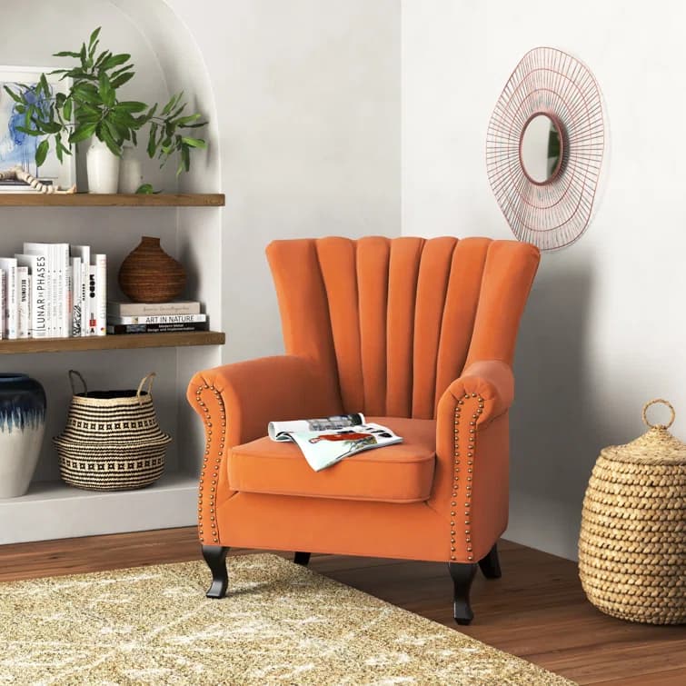 Plush Velvet Accent Chair furniture product