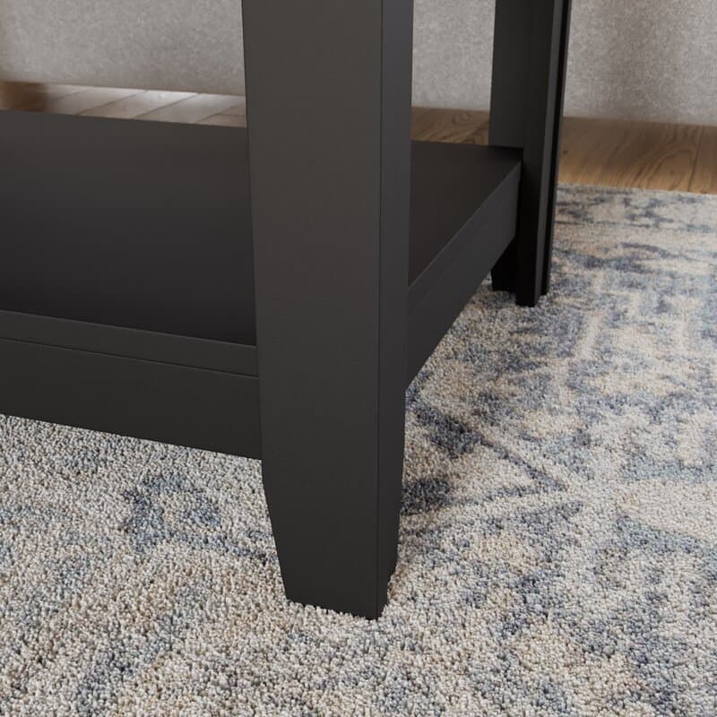 Ply Wood Coffee Table with Storage thumbnail 3