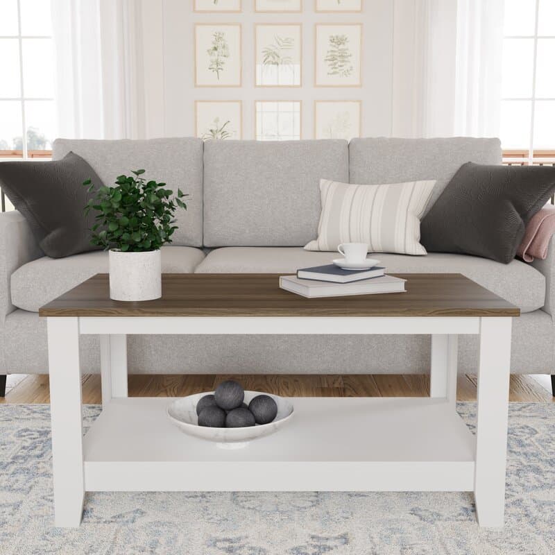 Ply Wood Coffee Table with Storage thumbnail 5