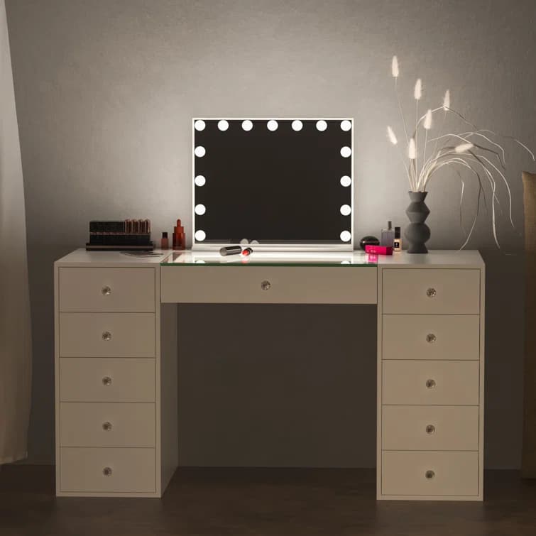 Zavior Home Furniture Modern Vanity Table thumbnail 2