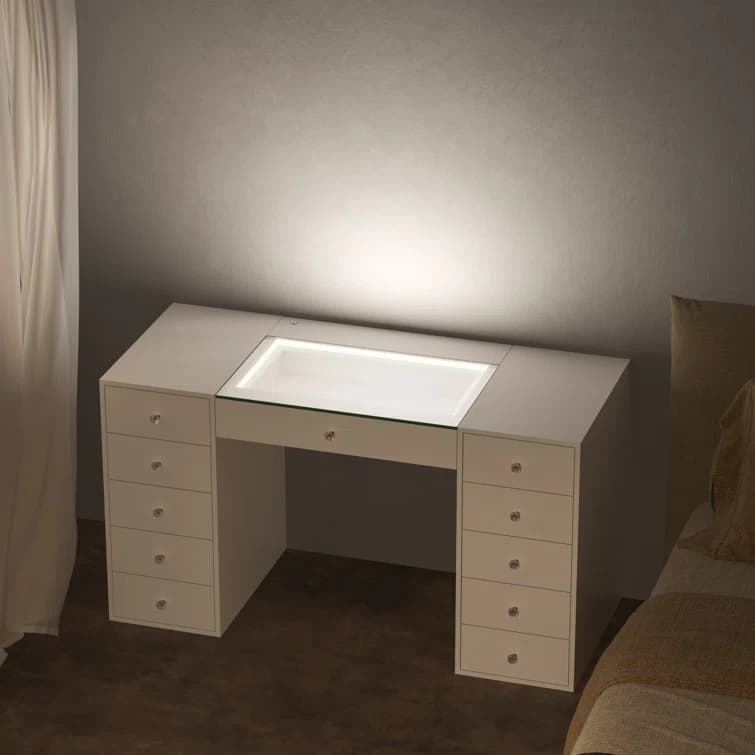 Zavior Home Furniture Modern Vanity Table thumbnail 3