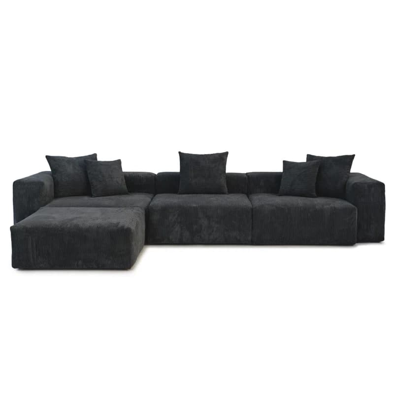 Raghnaid Corduroy Sectional thumbnail 3