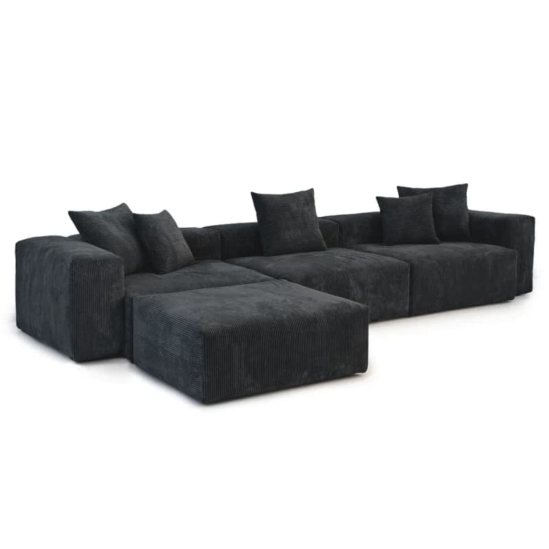 Raghnaid Corduroy Sectional thumbnail 4
