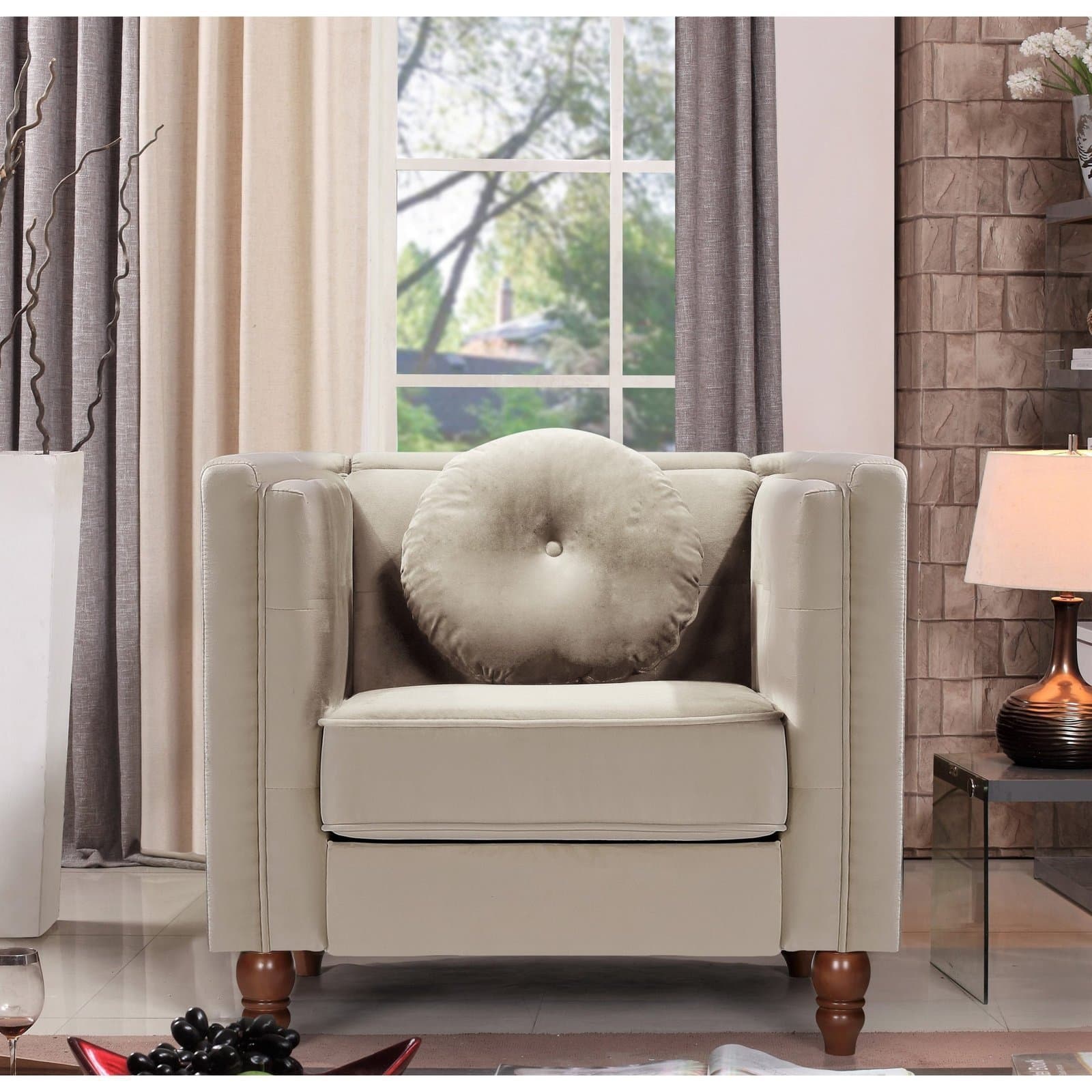 Roberta Velvet Elegant Armchair thumbnail 5