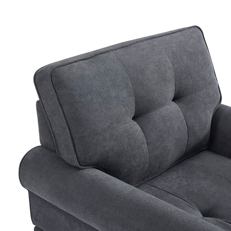 Rolled Two Arms Chaise Lounge thumbnail 2