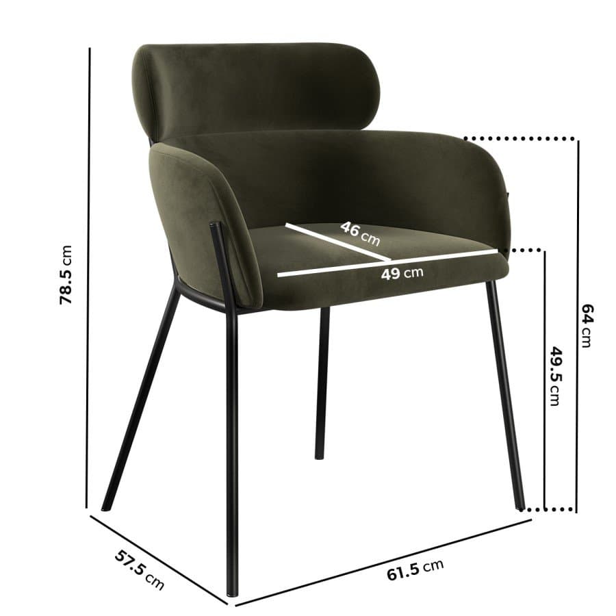 Round Black Dining Table Set thumbnail 2