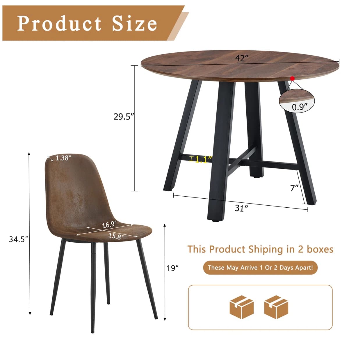 Round Dining Table Set thumbnail 3