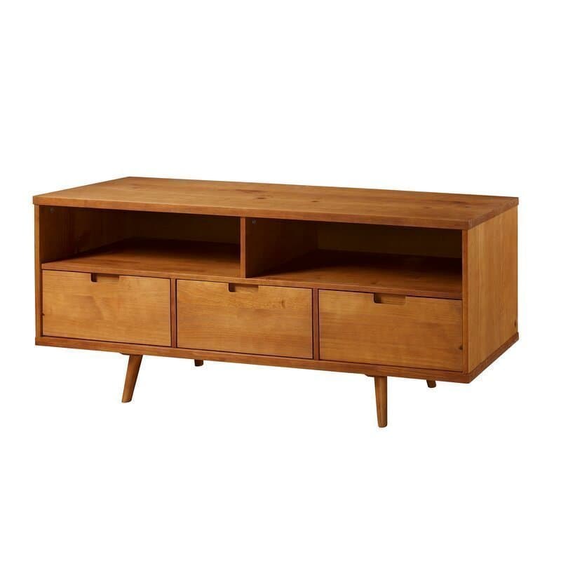 Sadie Solid Ply Wood TV Stand thumbnail 1