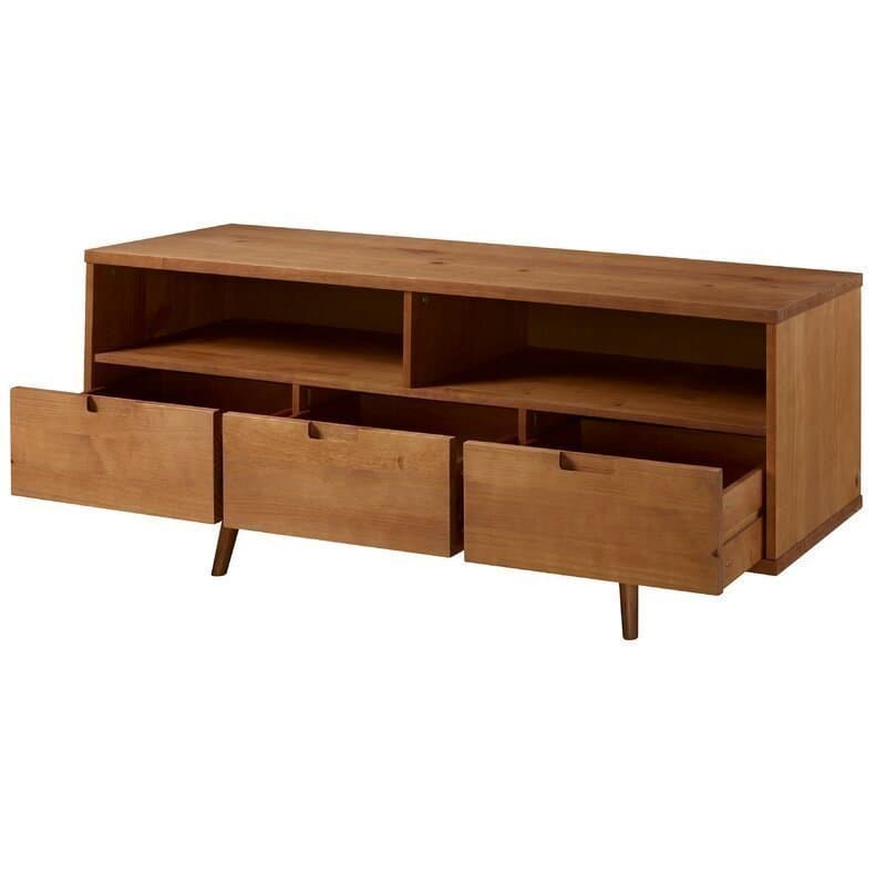 Sadie Solid Ply Wood TV Stand thumbnail 2