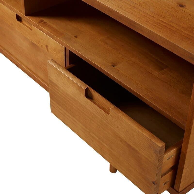 Sadie Solid Ply Wood TV Stand thumbnail 4