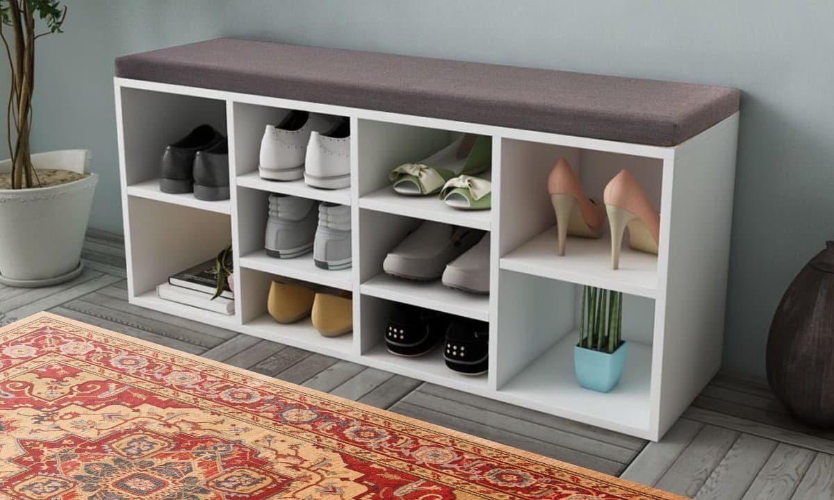 Shoe Rack Hallway Bench thumbnail 3