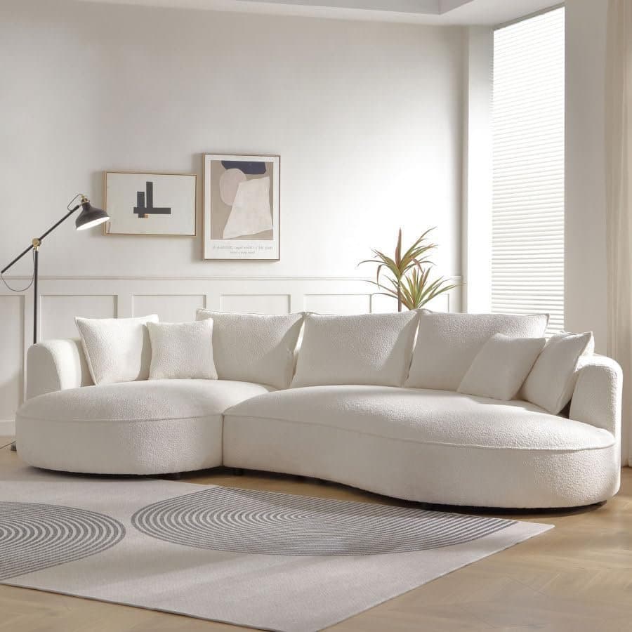 Snowy Luxury Sectional Sofa thumbnail 1