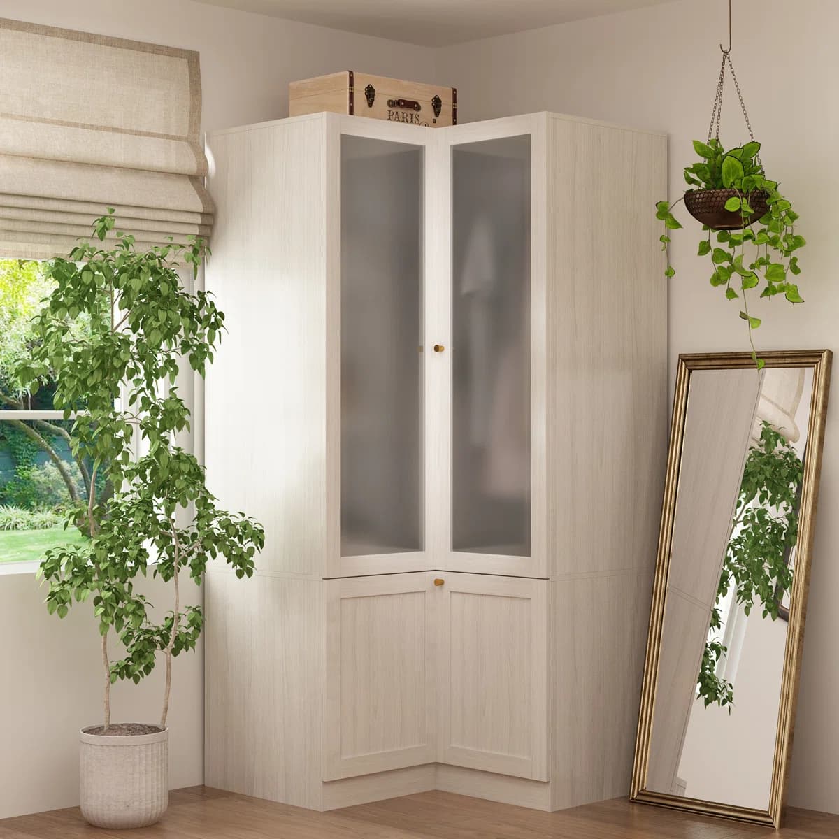 Solum Stylish Corner Wardrobe furniture product