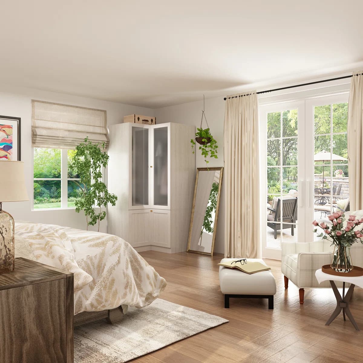 Solum Stylish Corner Wardrobe thumbnail 3