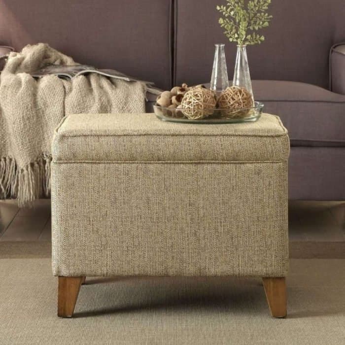 Square Hassel Storage Ottoman thumbnail 2