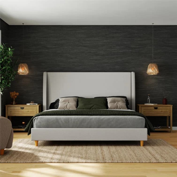 Tess King Wingback Bed thumbnail 2