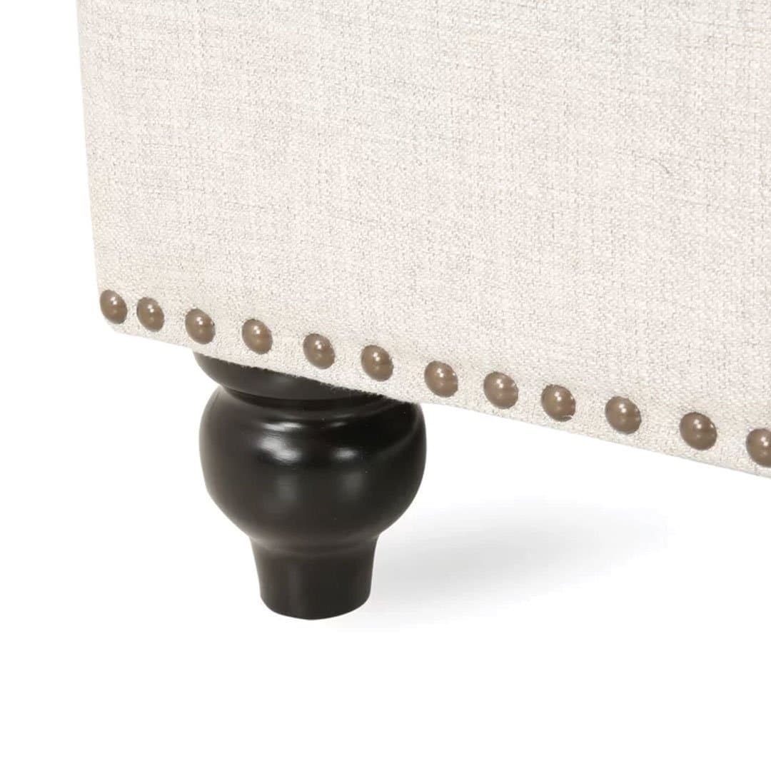 Tufted Rolled Arms Chaise Lounge thumbnail 6