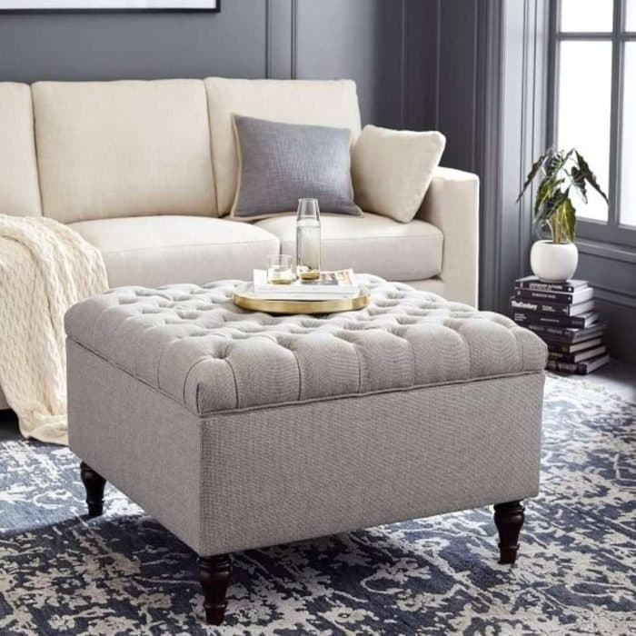 Tufted Square Ottoman furniture product
