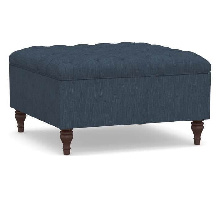 Tufted Square Ottoman thumbnail 4