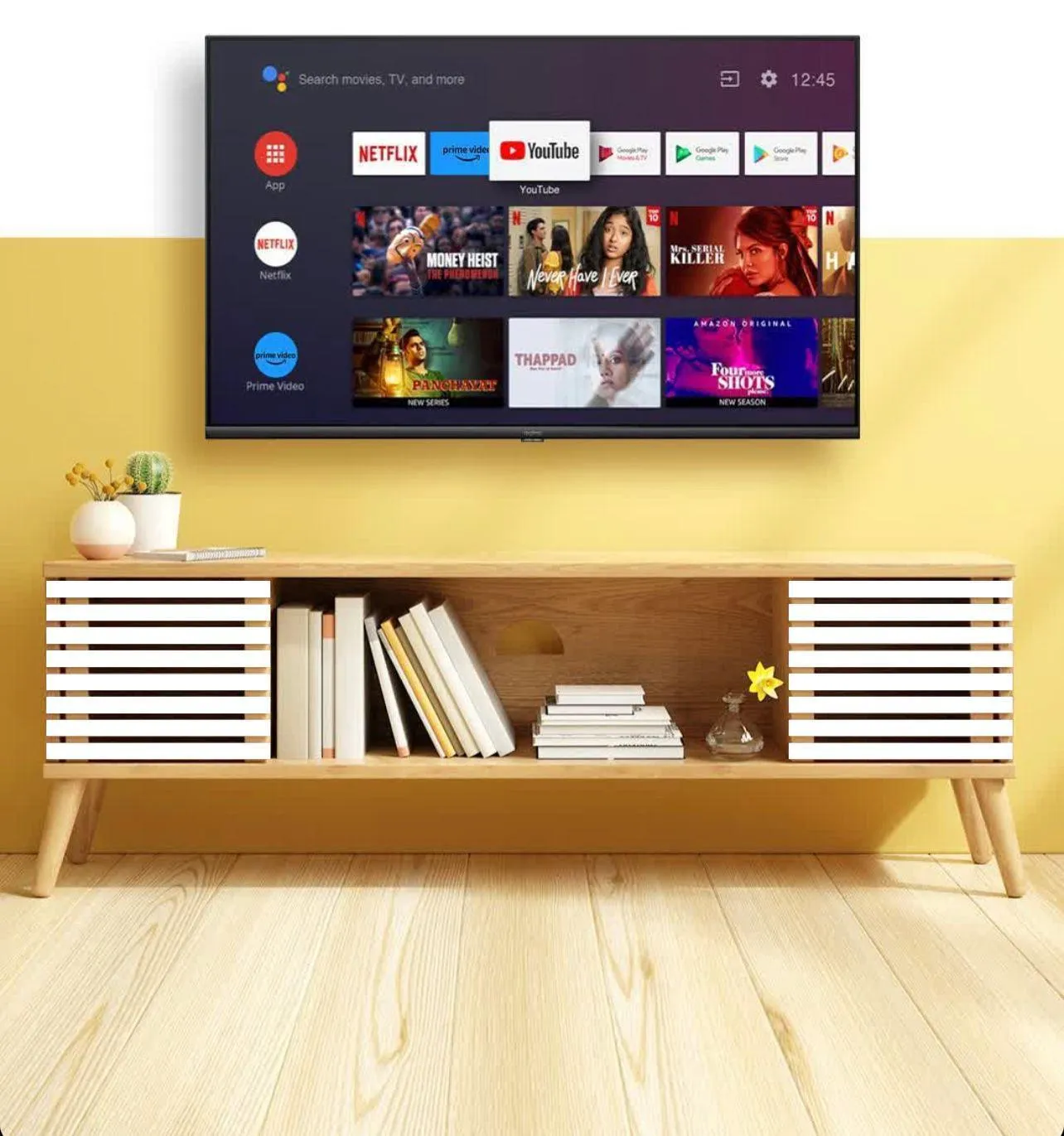 Tv Entertainment Unit Open Shelf thumbnail 1