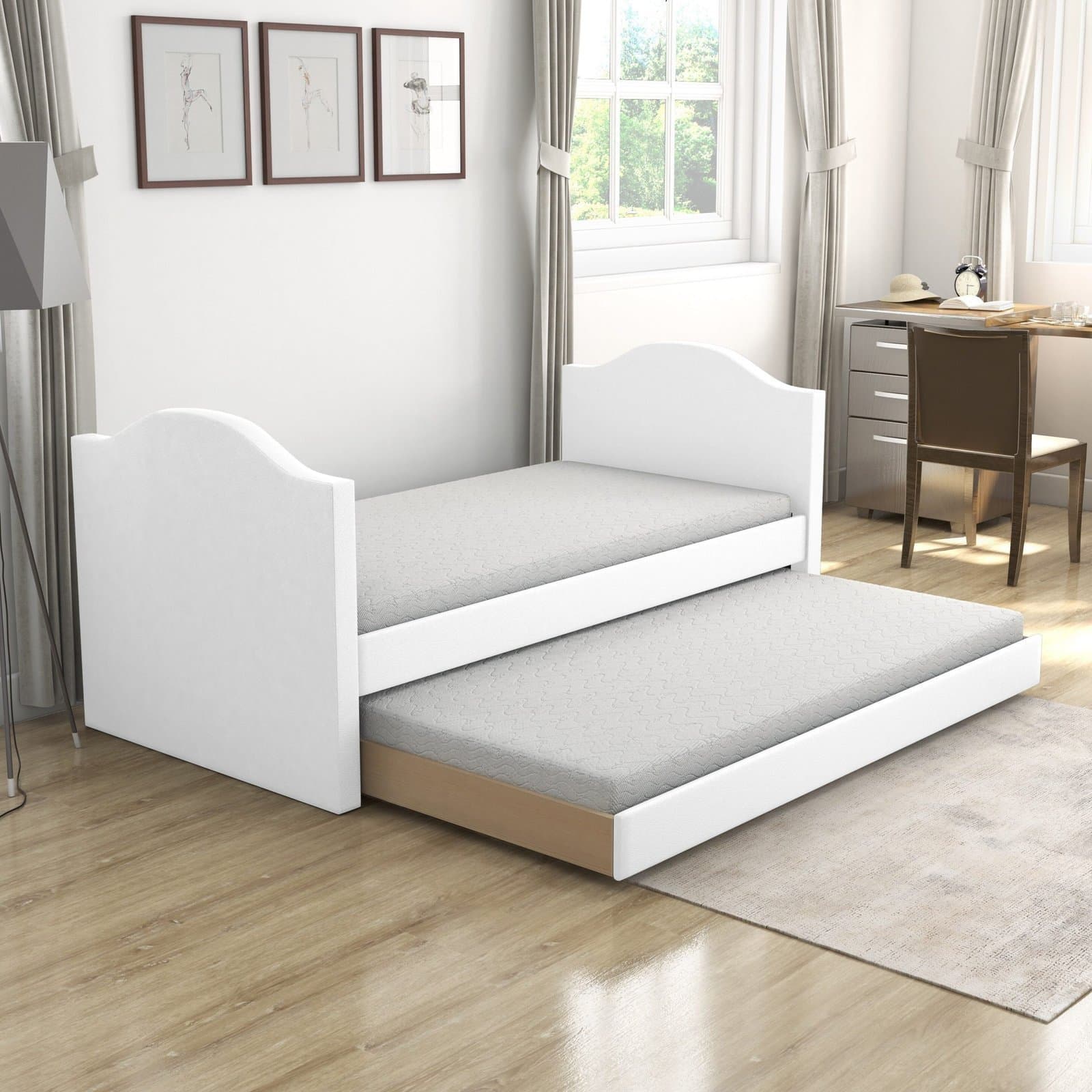 Twin Upholstered Daybed and Trundle thumbnail 2