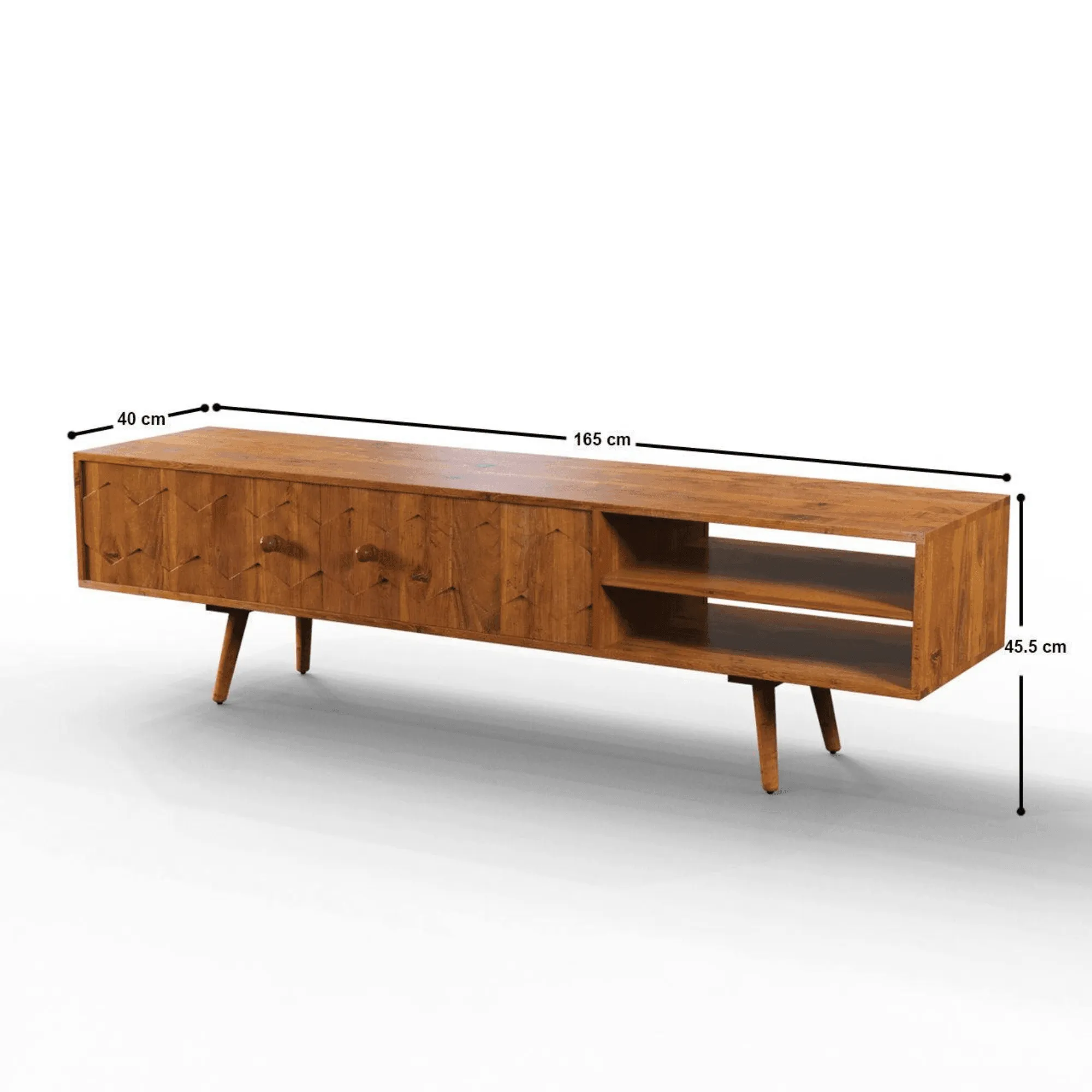 Twist Melamine Wood TV Unit thumbnail 2