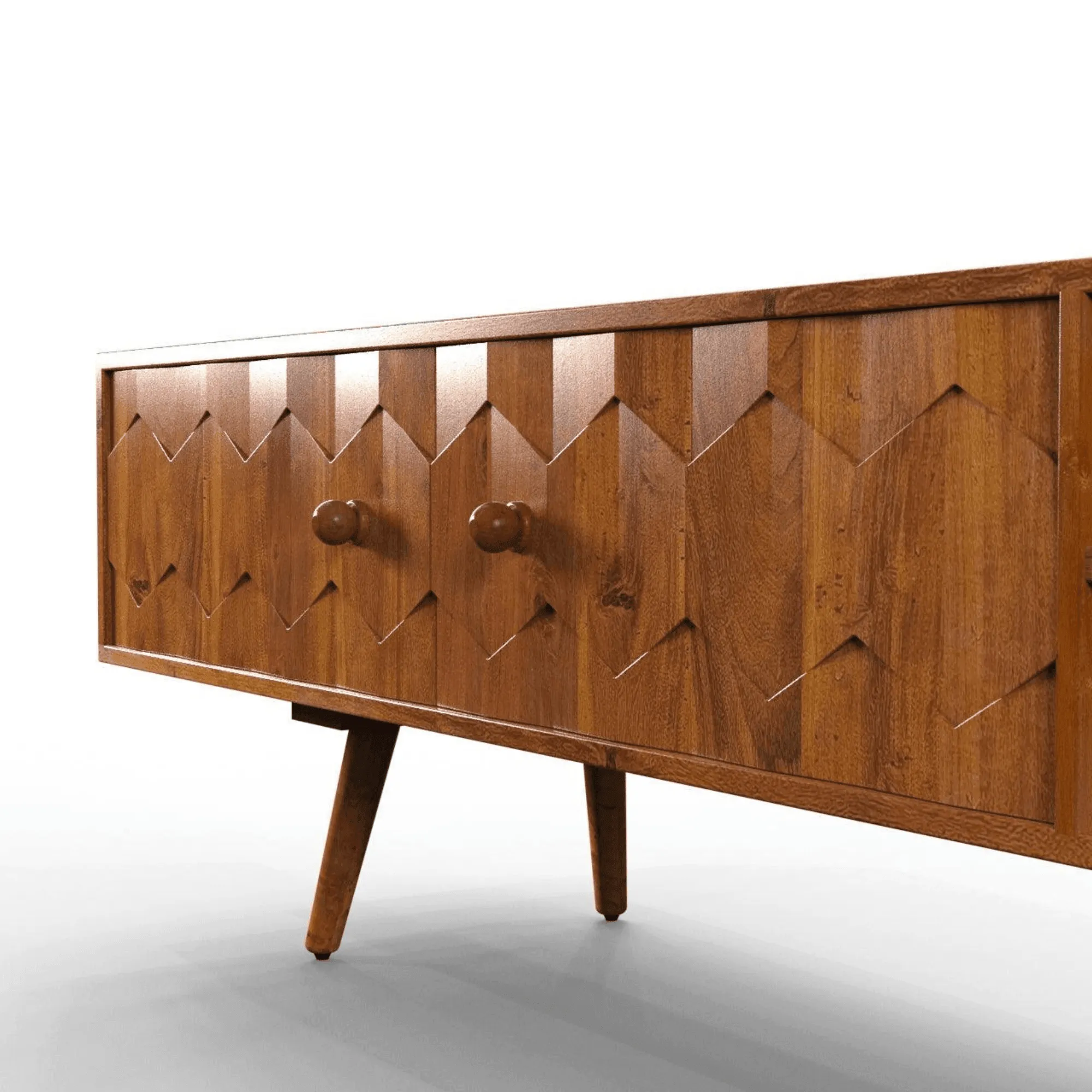Twist Melamine Wood TV Unit thumbnail 3