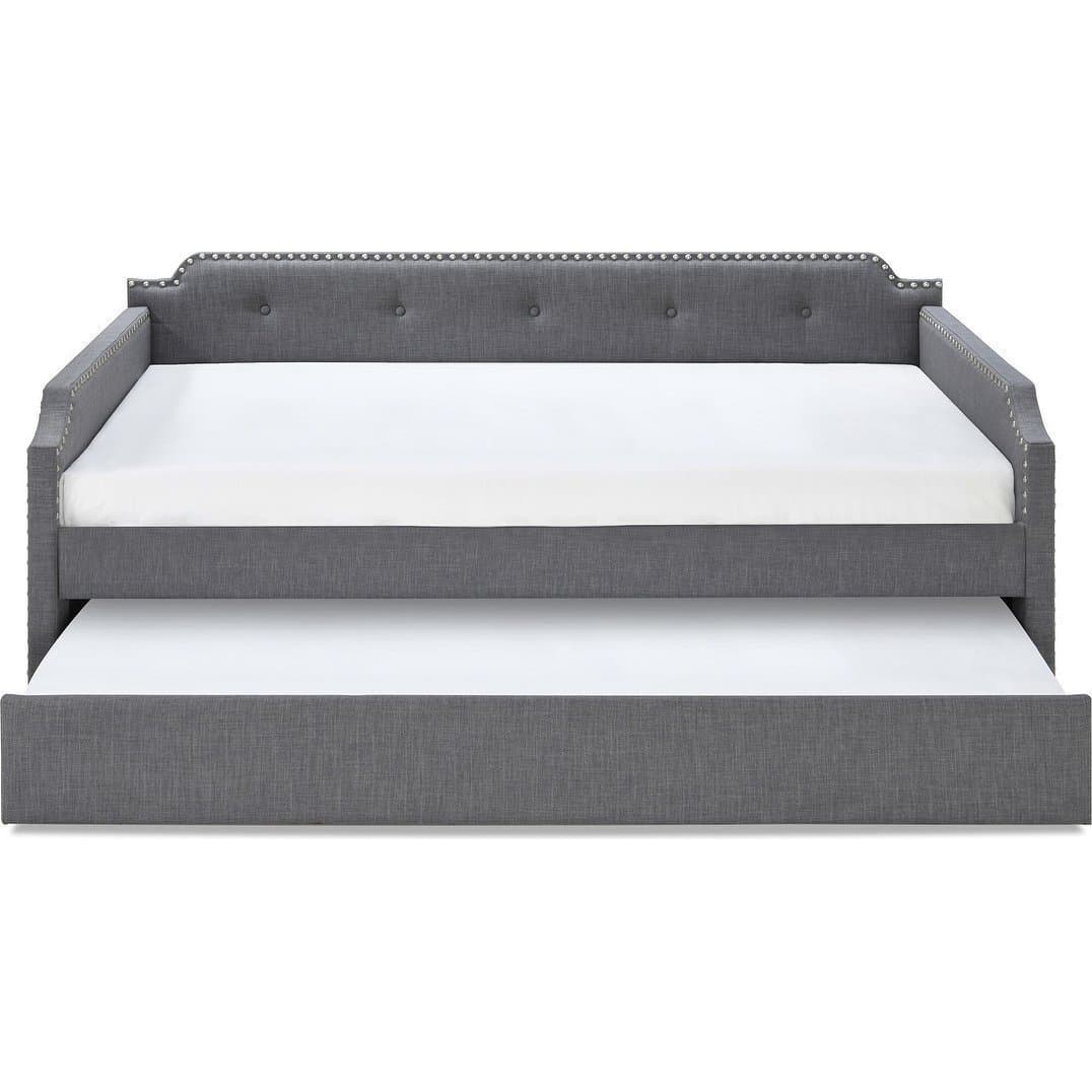 Upholstered Daybed with Trundle thumbnail 3