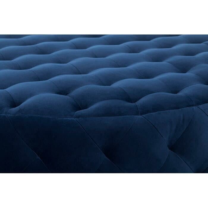 Velvet Tufted Round Cocktail Ottoman thumbnail 5