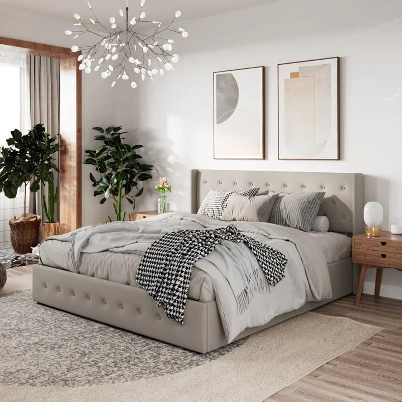 Wexford Button Wingback Bed thumbnail 1