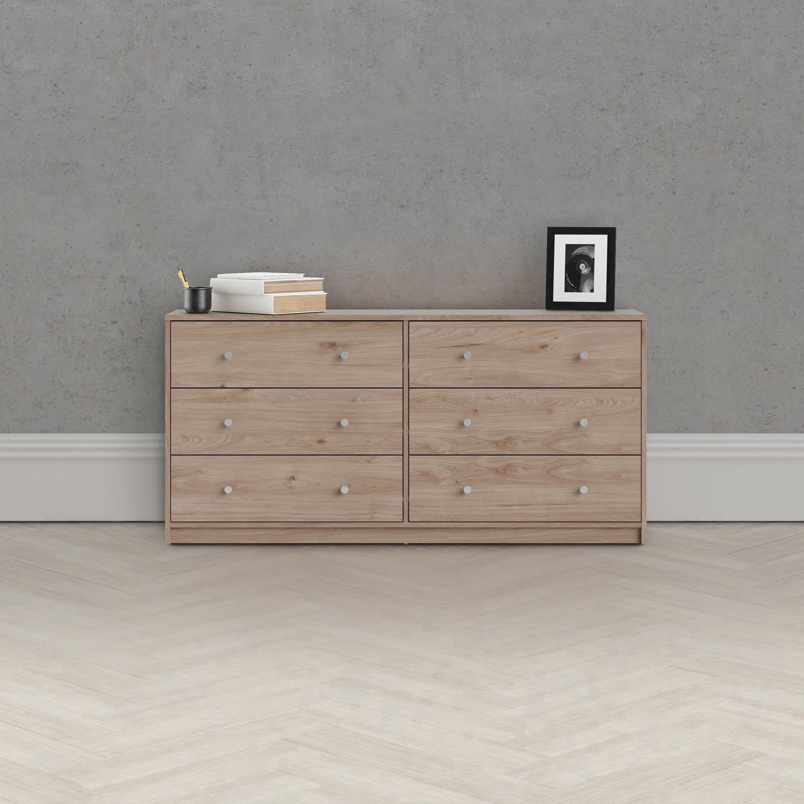 Zoe 6-Drawer Luxurious Double Dresser thumbnail 3