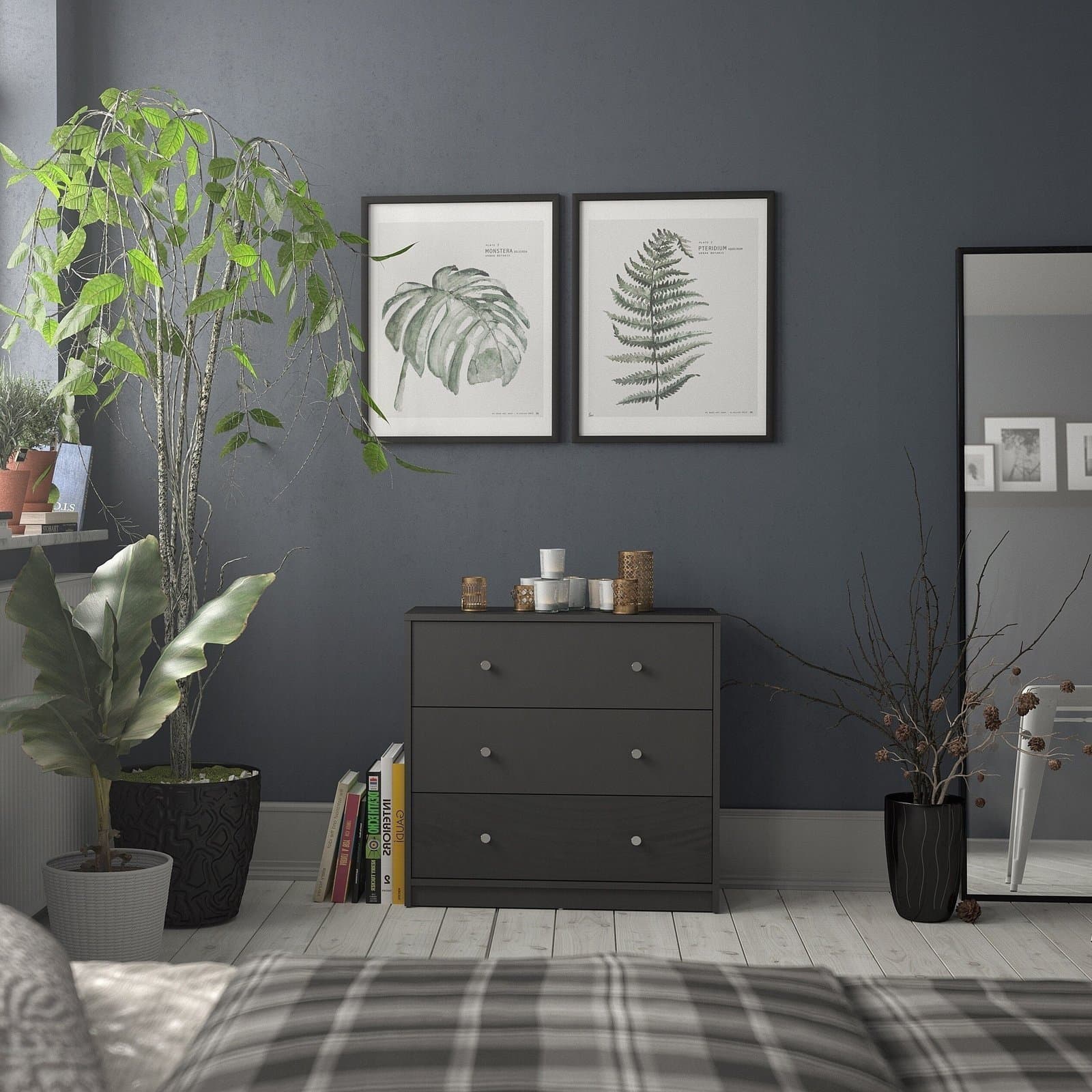 Zoe Elegant 3-drawer Chest thumbnail 3