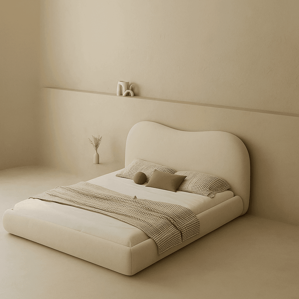Bed with Cushioned Headboard main product image