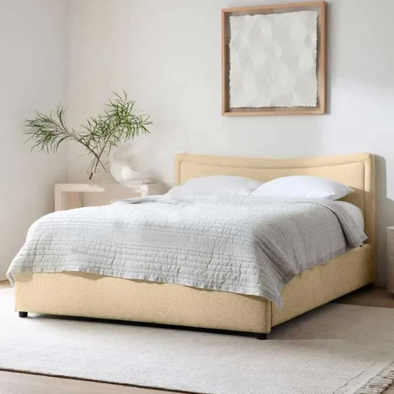 Curved Headboard Modern Bed Frame main product image
