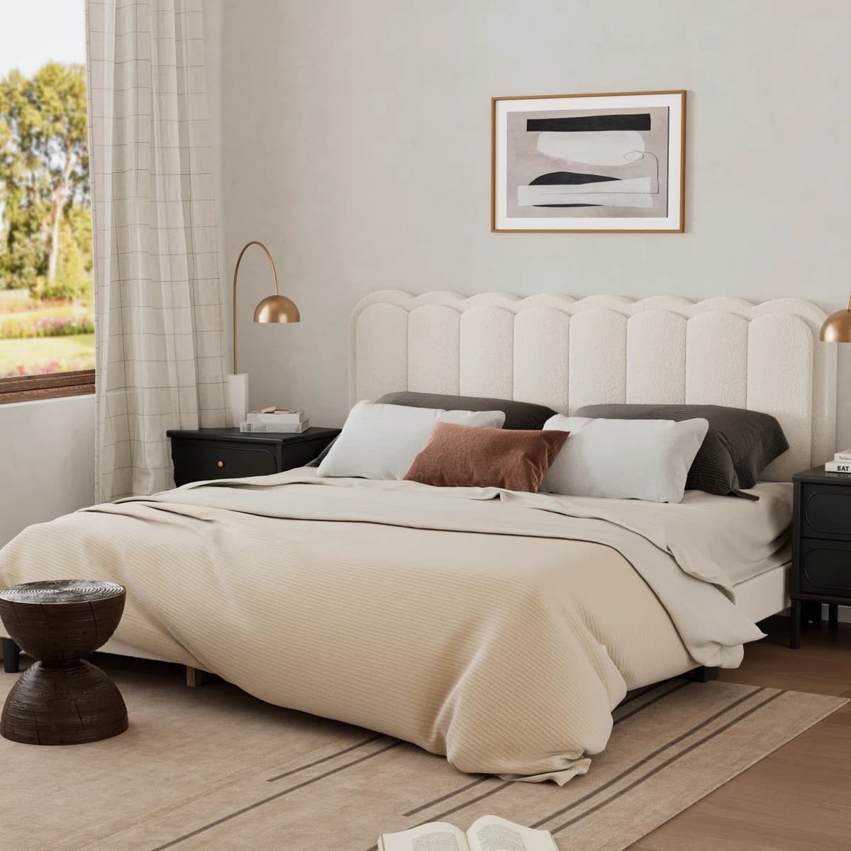 Dove DIY Double Headboard Bed Mayfair main product image