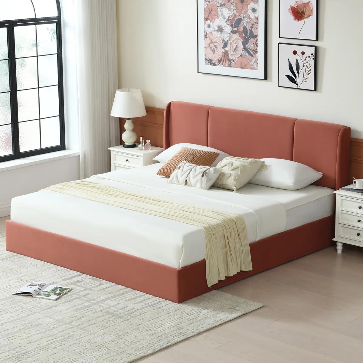 Juanetta Wingback Bed main product image