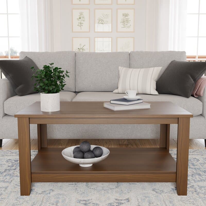 Ply Wood Coffee Table with Storage furniture product